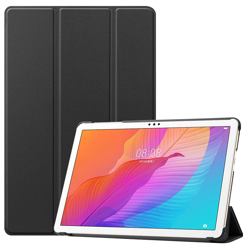 

Three-Fold Bracket Tablet Leather Protective Case For Huawei Enjoy Tablet 2 10.1 inch Ultra thin Flip Case Cover