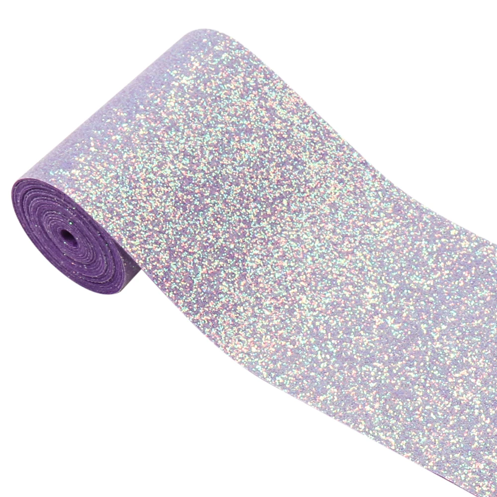 purple IBOWS 2 ярда 75 мм Блестящая лента мягкая ткань блестящая лента для аксессуары для поделок, банты для волос швейная лента ручной работы - Цвет: purple