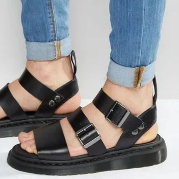

KARINLUNA INS hot fashion 2020 brand new Leisure white black red comfortable flat casual shoes Leather summer sandals women
