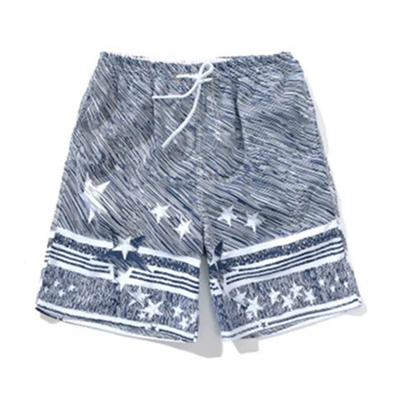 Black Friday Men's Beach Trousers Quick-drying New Five-point Lncreased Size With Underpants HM02