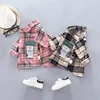 IENENS Kids Shirt Clothes Spring Thin Blouses Clothing Infant Boy Plaid Cotton Tops 1 2 3 4 Years Kids Long Sleeves Shirt ► Photo 3/6