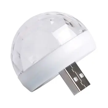 

Auto Lamp USB Ambient Light DJ RGB Mini Colorful Music Sound Light USB-C Interface Apple Interface Holiday Party