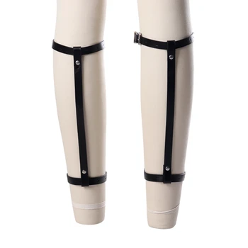 

PU Leather Garter Harajuku Goth Punk Multiple Uses Clothing Accessory Suspender Strap Body Bondage Belt Cage Bra for Women