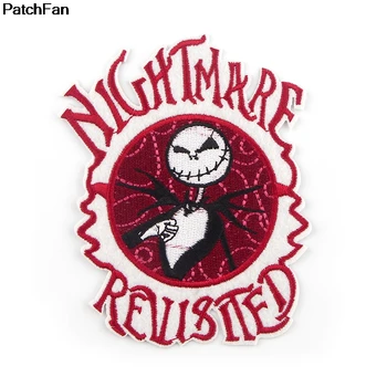 

A2638 Patchfan Nightmare Embroidered Iron On Patches Cloth Accessories Clothing Cartoon Patches Appliques