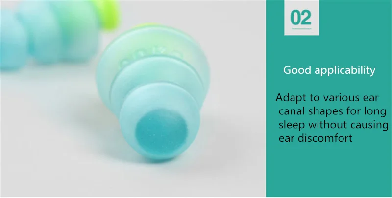 1 пара мягких силиконовых ушных затычек для сна, ушные затычки с шумоподавлением для работы, плавания, ежедневного слуха