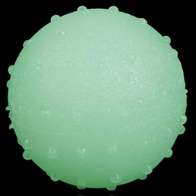 Резиновая собака Антистресс мяч флуоресценция ПЭТ светящийся шар уплотнение сжимаемые игрушки для щенка домашний сад интерактивные аксессуары
