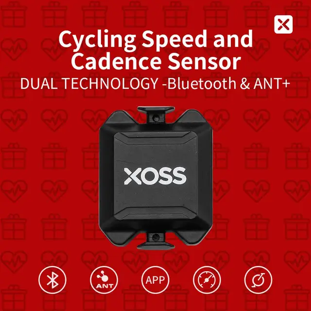 US $23.76 XOSS Cycling Computer Speedometer Speed and Cadence ANT Bluetooth Bike Dual Sensor for iGPSPORT Br