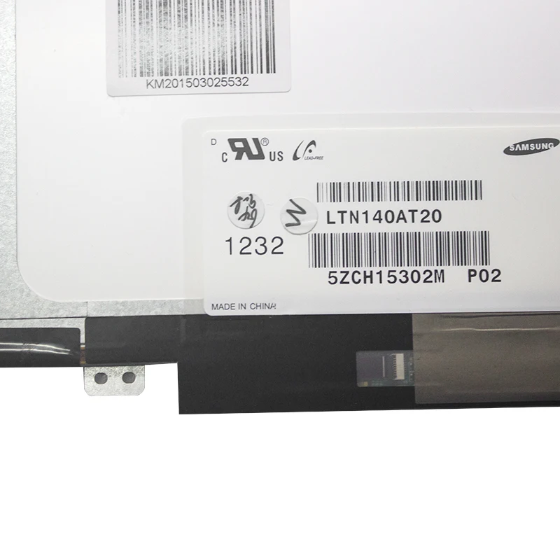 14.0Inch Slim 40PIN Paper Thin Laptop LCD Screen For Lenovo B140XW03 V.1 B140XW02 V.0 HB140WX1-300 N140BGE-L43