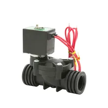 Электромагнитный нормально открытый клапан пилот электромагнитный клапан пластиковый электромагнитный клапан для воды/воздуха AC110V/AC220V/DC24V DN15 DN20 DN25
