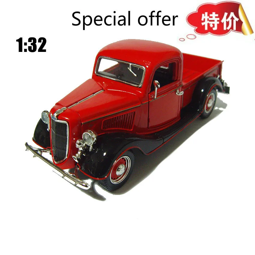 

1/32 New Product Special Price Die-cast Metal 1936 Retro Vintage Car Model Furniture Display Collection Toys For Children