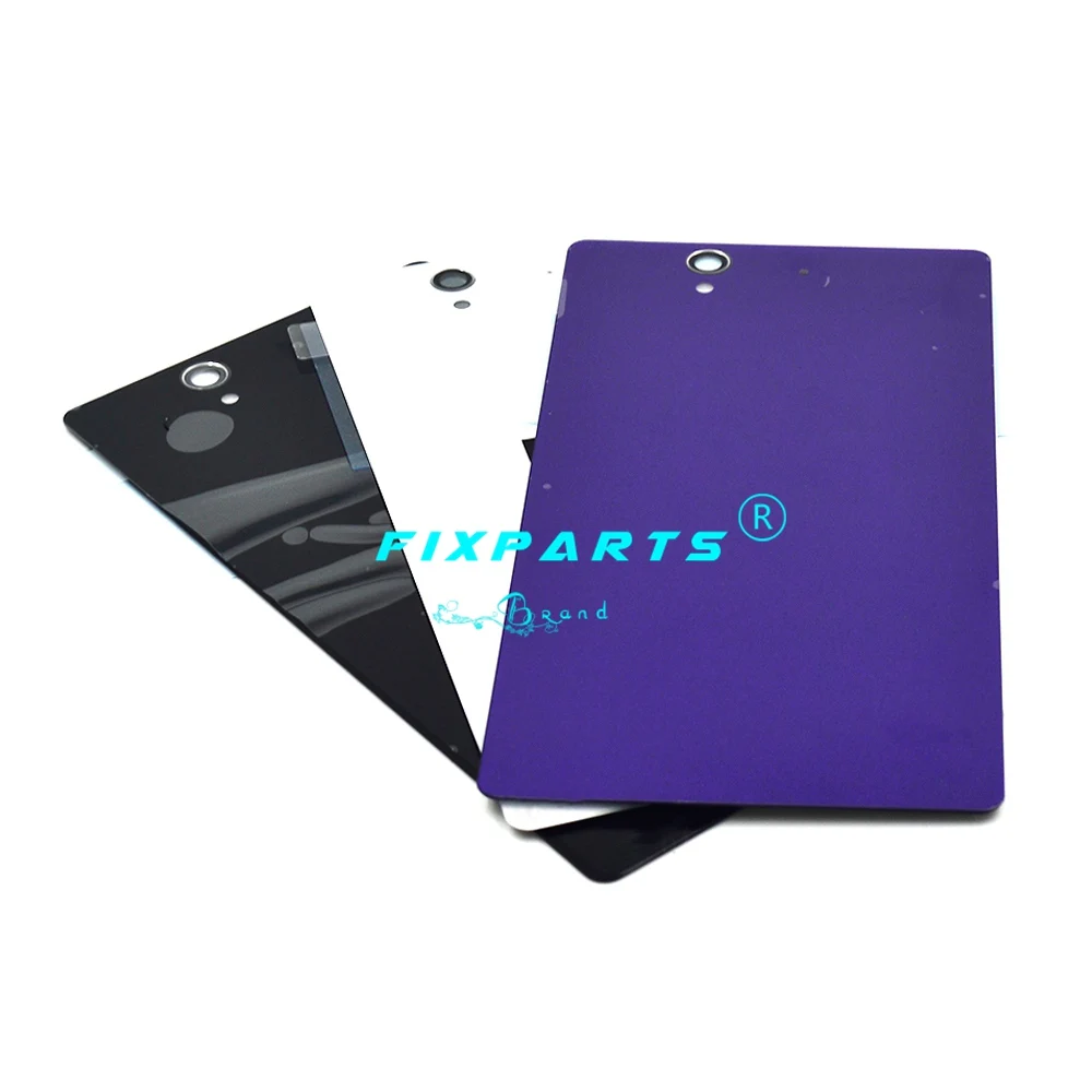 Для 5 0 &quotSONY Xperia Z1 L39h Задняя крышка батареи C6902 стеклянная дверь корпус панель