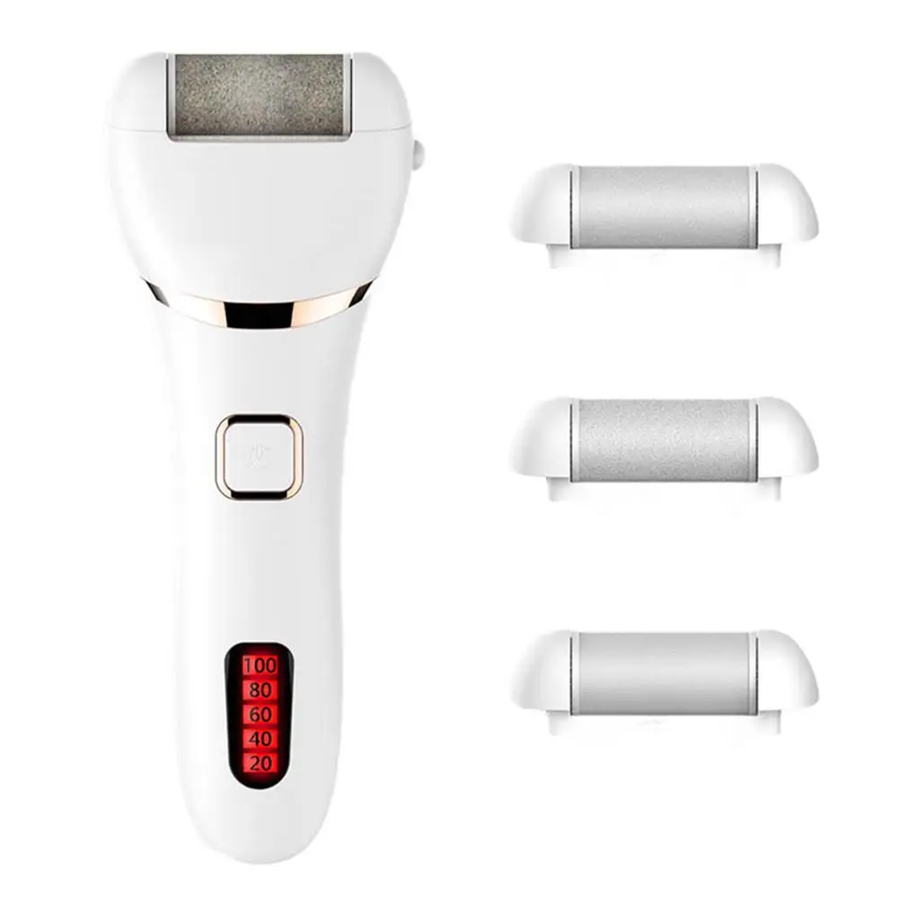 

Electric Callus Remover & Foot File - Spa Foot Care Pedicure Tools Dry Feet & Dead Skin - Powerful Pumice Stone Rollers