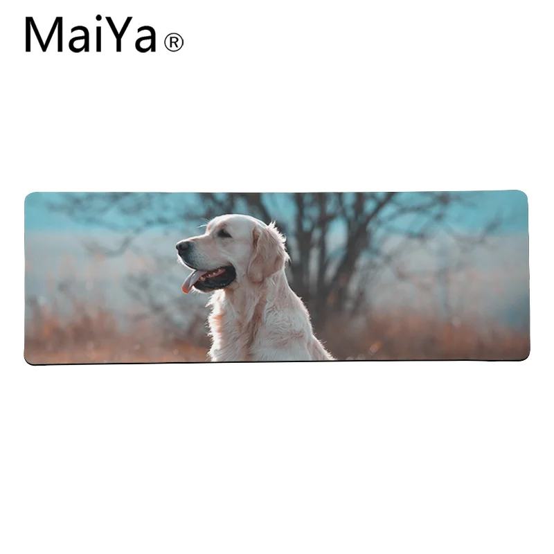 Maiya высокое качество Лабрадор собака животное игровой плеер Настольный Ноутбук резиновый коврик для мыши большой коврик для мыши клавиатуры коврик - Цвет: Lock Edge 30x80cm