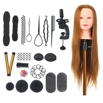 

Products for Hair Salon with Clamp HolderHead for Braiding Hair Styling Practice Manikin Head for Hairdresser Professional
