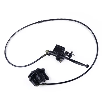 

CITALL Motorcycle Aluminum Hydraulic Rear Disc Brake Caliper System Fit for 50cc-125cc Quad Dirt Bike ATV Buggy