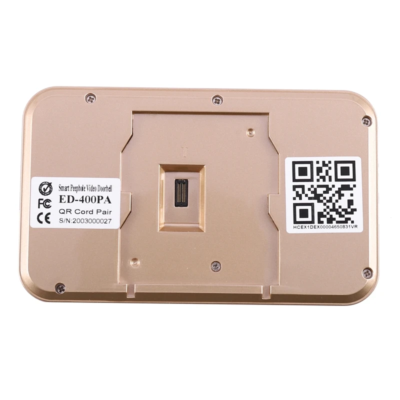 Видео глазок Wifi 4 3 дюймов цифровая дверная камера дверной звонок 720P ночное
