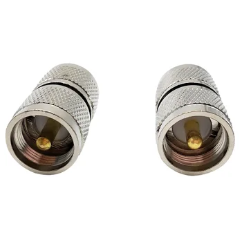 

-259 UHF Communication RF Coaxial Electronics Male To Male Coax Adapter Antenna