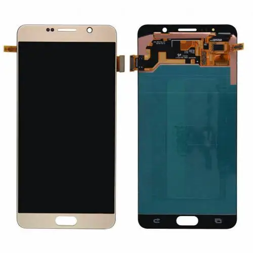 Golden Замена телефона ЖК-сенсорный экран дигитайзер для samsung Galaxy Note 5 N920 - Цвет: Golden