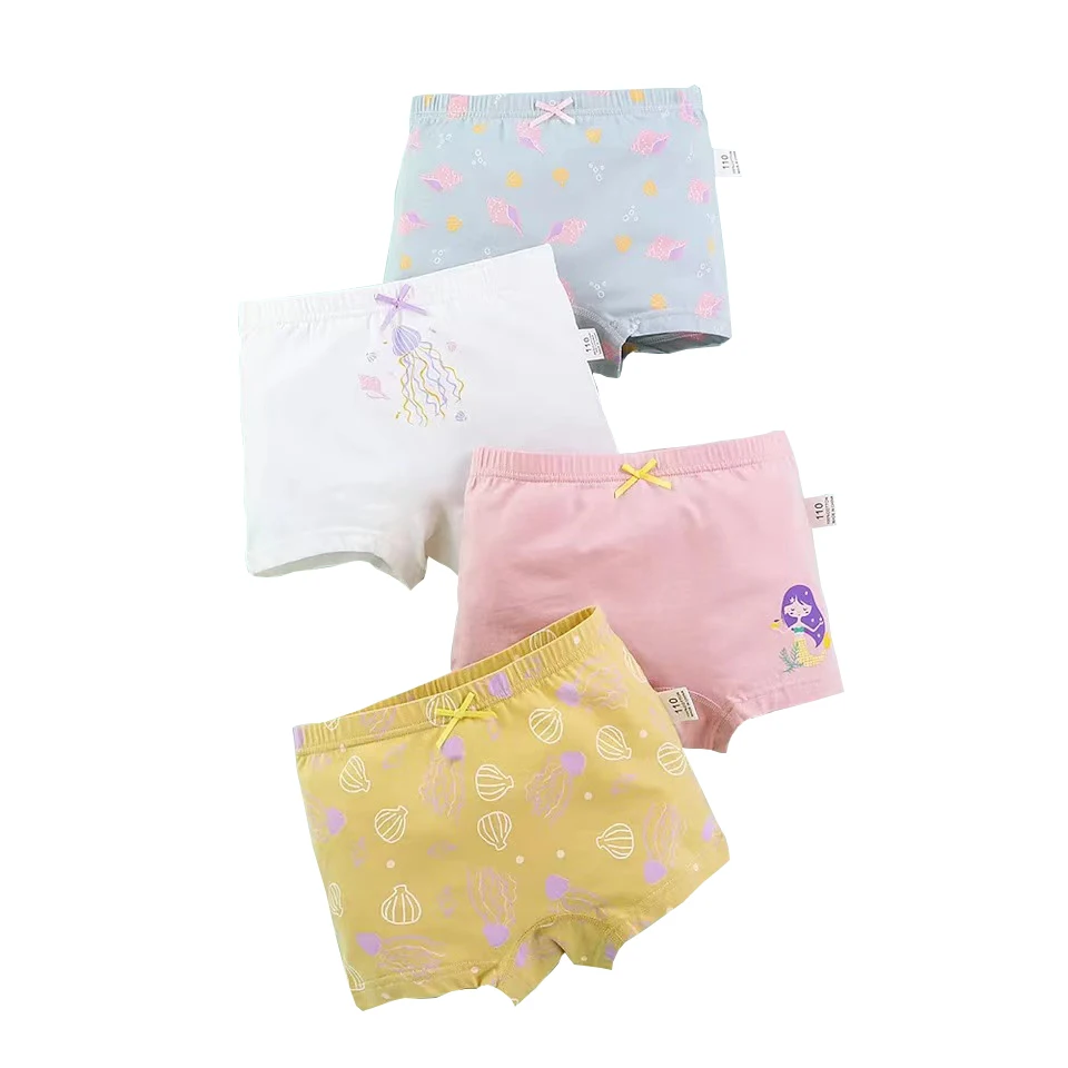 Infant Baby Girls Underwear Panties Kids Boyshort Briefs Soft 100% Cotton  Boxer Toddler Undies 3-11 Years(Pack of 4/12) - AliExpress