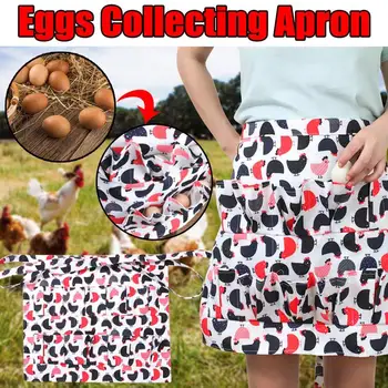 

1PC Eggs Collecting Gathering Holding Apron Skirt For Chicken Hense Duck Goose Eggs Housewife Farmhouse Kitchen Home Workwear