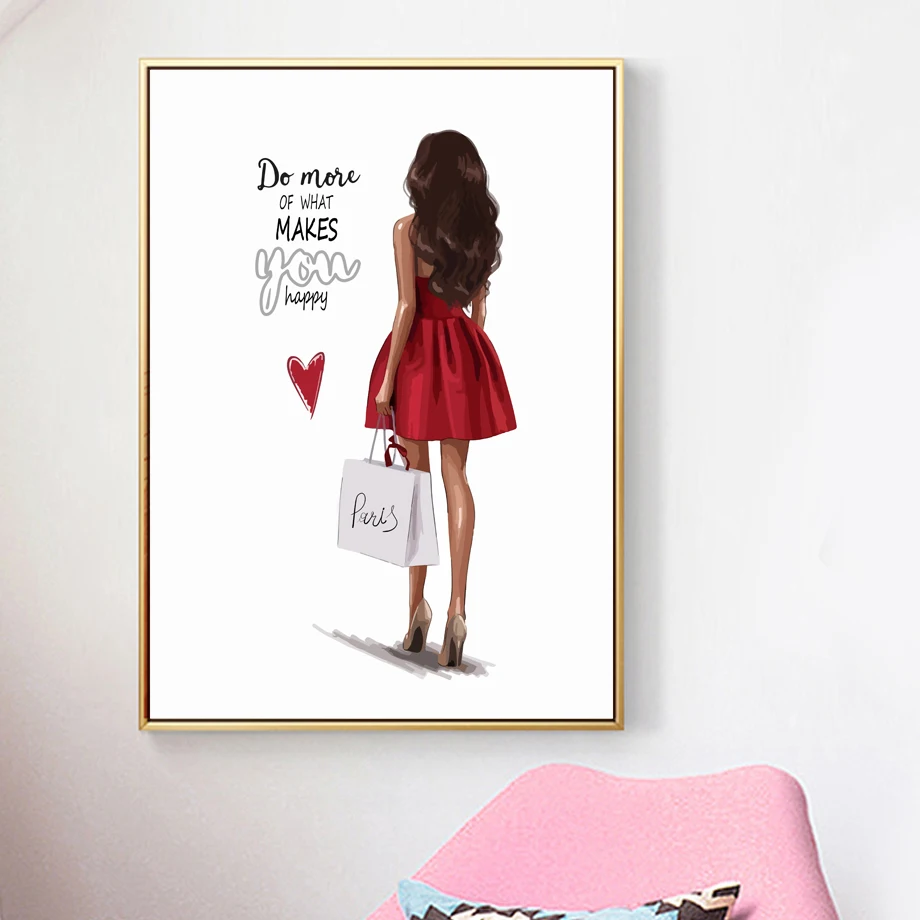 Red-High-Heels-Girl-Wall-Art-Print-Canvas-Painting-Nordic-Canvas-Posters-And-Prints-Wall-Pictures (2)