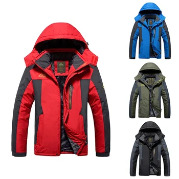 

Climbing Waterproof Thermal Fleece Coat Outwear Winter Warmer Hiking Jacket Hooded Detachable Apparel