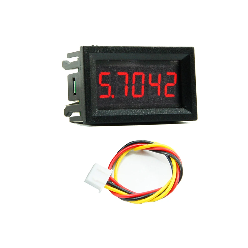 VOLTIMETRO DIGITAL DISPLAY 7 SEG 0.56 / 2 CABLES DE CONEXION / 3V - 30V