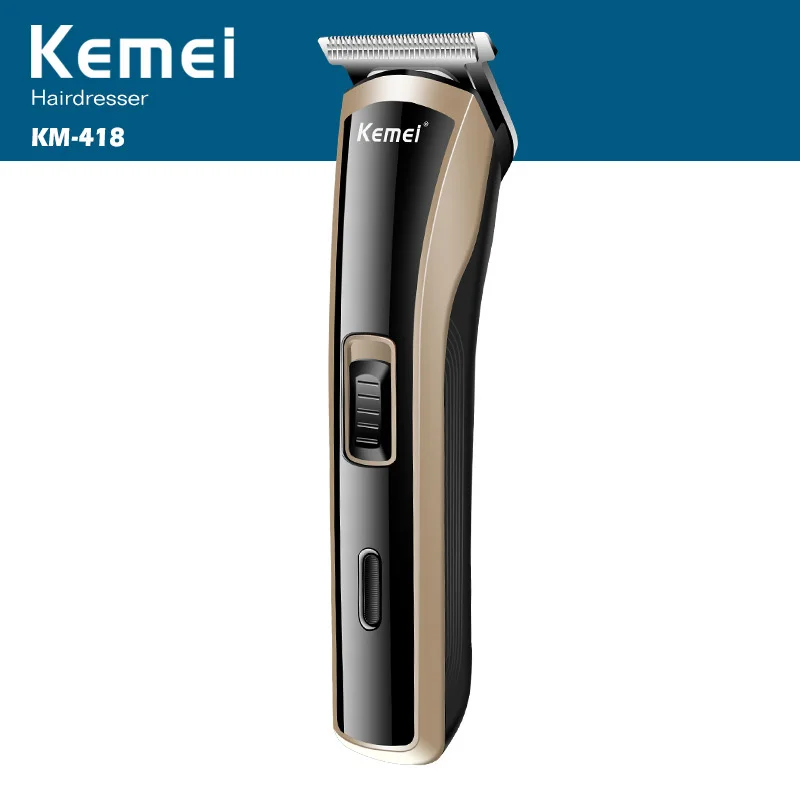 

KEMEI Professional Men's Mini Powerful Electric Hair Clipper Hair Trimmer Styling Tool Carbon Steel Cutting Head KM-418