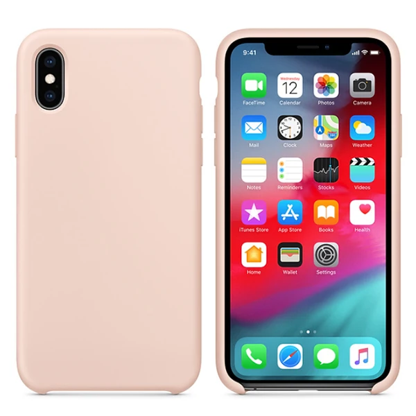 Роскошный официальный силиконовый чехол с логотипом для iPhone 7 8 Plus чехол для Apple iPhone X XS Max XR для iPhone 6 6S 5 5S SE
