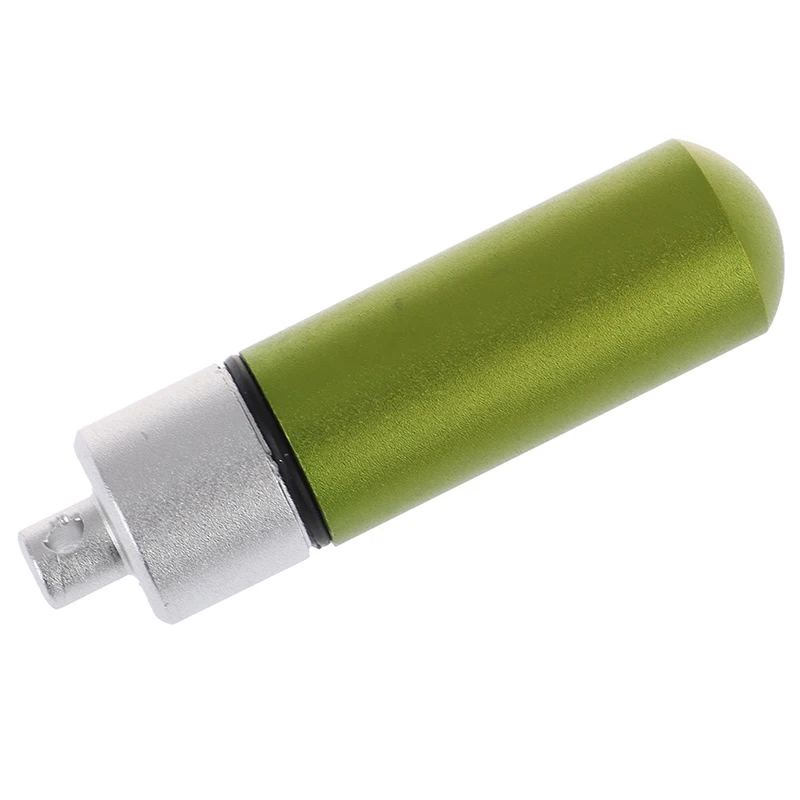 1 шт. Алюминиевый Чехол для таблеток в форме капсулы, контейнер для таблеток, водонепроницаемый алюминиевый контейнер для таблеток, открытый карман, деликатная медицинская коробка - Цвет: Зеленый
