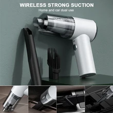 

3500Pa Wireless Car Vacuum Cleaner Cordless Handheld Auto Vacuum Home & Car Dual Use Mini Vacuum Cleaner USB Charge