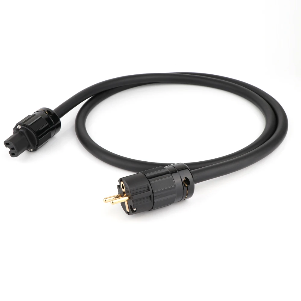 Hi-End P-314Ag OFC посеребренный шнур питания HIFI аудио версия ЕС Кабель schuko AC провод с