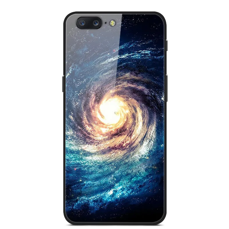 Для Oneplus 5 5 T чехол из закаленного стекла жесткий чехол для телефона для Oneplus 7 Pro TPU бампер чехол s для One plus 5 T 7 Pro Coque - Цвет: 37