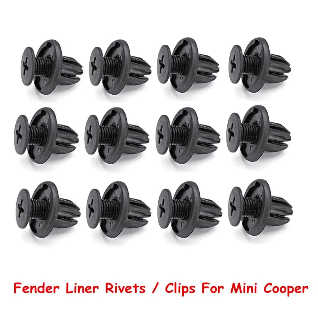 Great Performance 12Pcs  Liner Rivets Expanding Screw For Mini Cooper