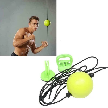

Exercise Gym Adults Boxing Speed Ball Suction Cup Reflex Noise Control Fitness Training Decompression Punch Bag PU Leather Round