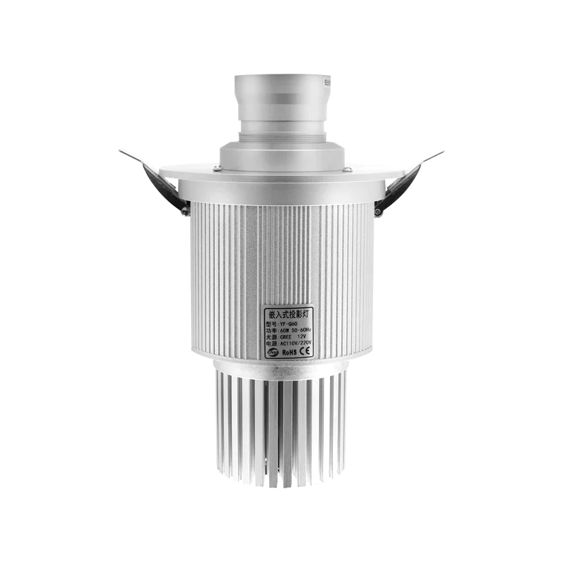 YUFAN 35W Embedded Rotate Ceiling Mounted LED Logo Gobo Projector Advertising Projection Lamp Room Number Lights KTV Spotlights | Освещение