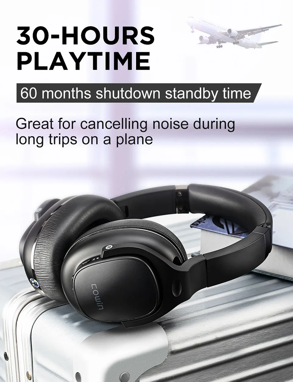 Cowin e9 bluetooth fones de ouvido com