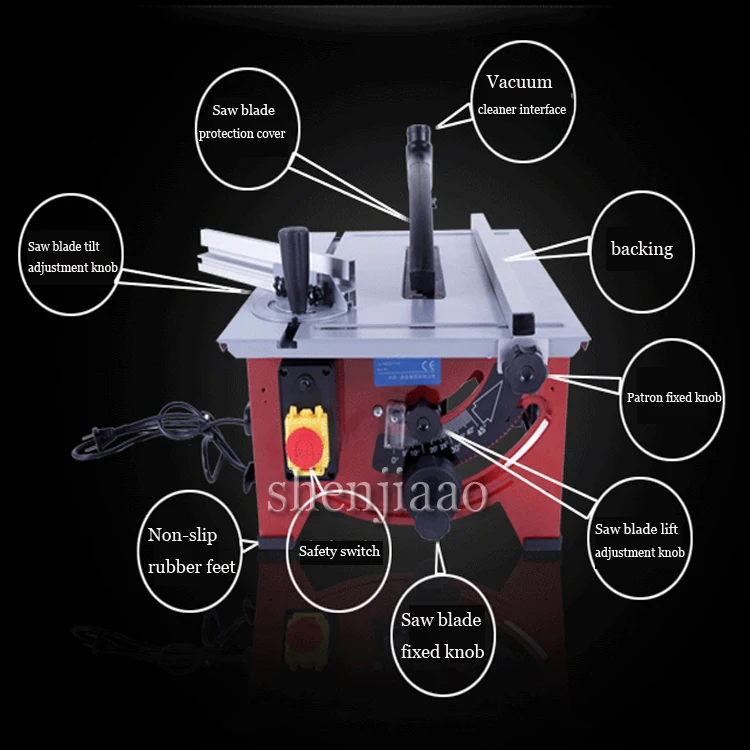 best woodworking bench 4800r / Min Sliding Woodworking Table Saw 210 Mm Wooden Diy Electric Saw Circular Angle Adjusting Skew Recogniton Saw woodtech multi boring machine