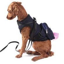 1 шт., открытый мини-рюкзак, сумки для маленьких собак, жилет для домашних животных, для путешествий, прогулок, поводок, одежда для щенков, карман на молнии, маленькая сумка-переноска для кошек