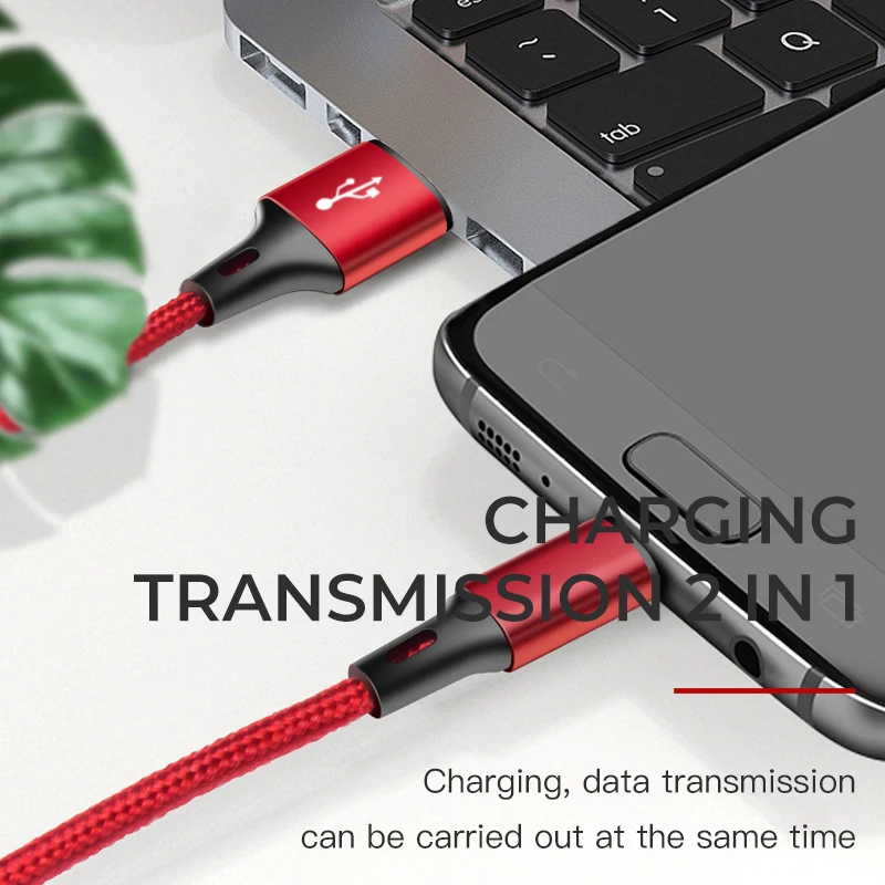 Кабель для передачи данных VEEAII 3A зарядный кабель Micro USB Samsung S8 S9 Xiaomi Android зарядка 1 м