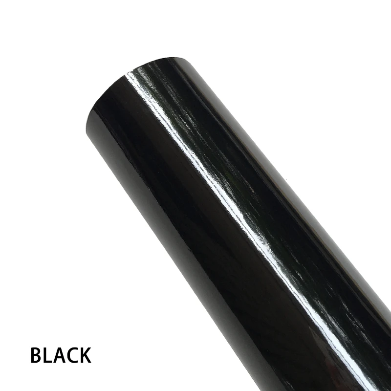 Black 30 см x 100 см хромированная золотистая черная Серебристая Автомобильная Водонепроницаемая Защитная Наклейка Автомобильная зеркальная хромированная виниловая пленка наклейка на мотоцикл лист - Название цвета: Black
