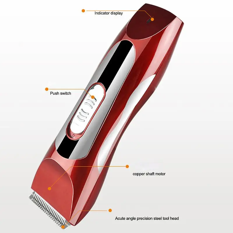  Professional Mute Pet Cat Dog Electric Hair Clipper Trimmer Shaver Cordless Rechargeable Grooming S