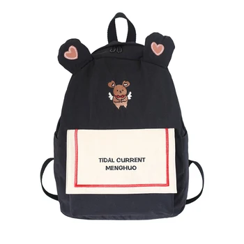 

Women Canvas School Bags Travel Knapsack for Teenage Girls Bagpack Rucksack Ladies Sac A Dos Mochila Mujer 2020 Backpack