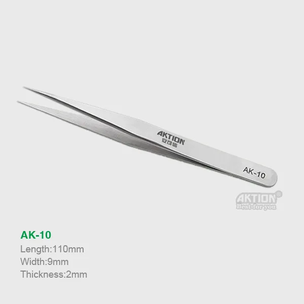 Лидер продаж от производителя, высокоточный AK-16 из нержавеющей стали, острый носок, расширенный жесткий пинцет, птичье гнездо, набор пинцетов