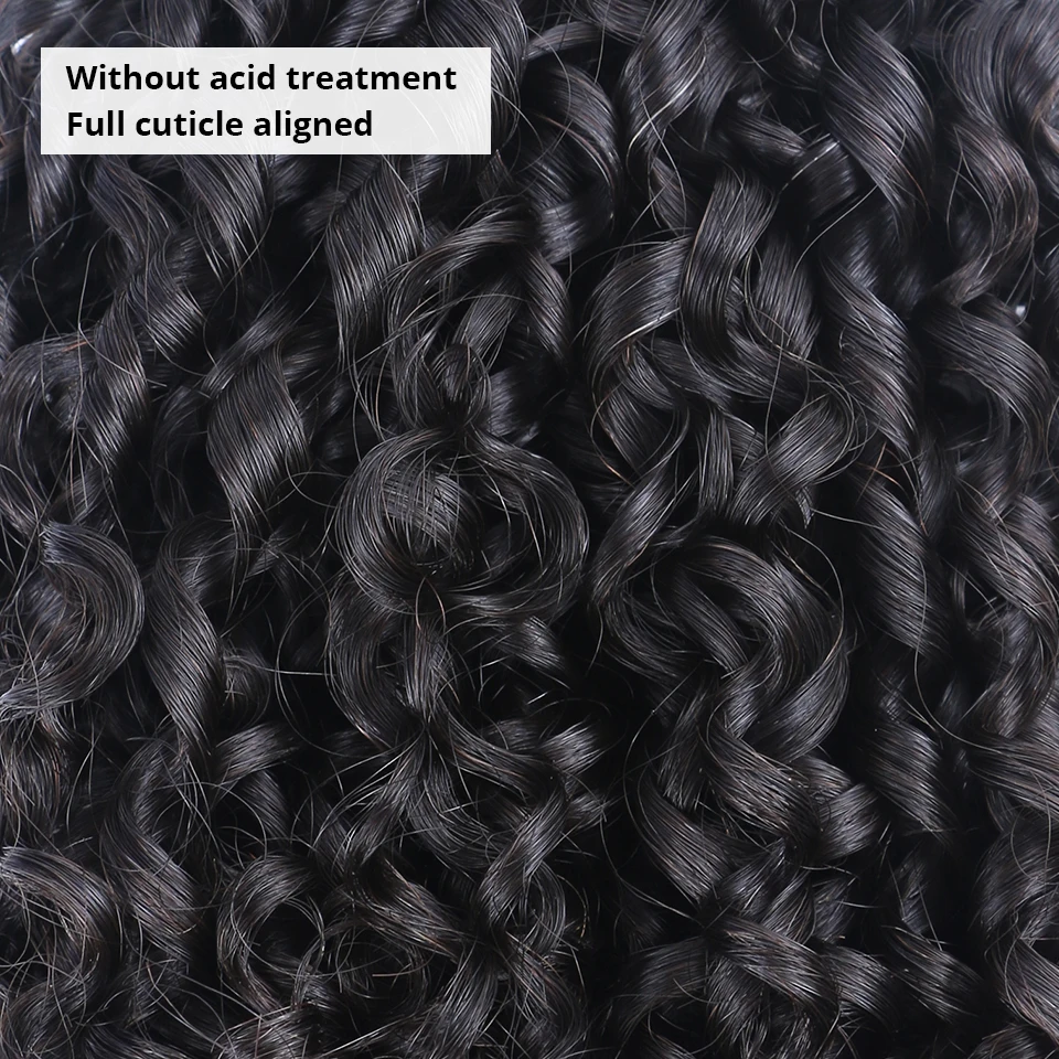 Flexi /Pixie/Pissy Curl двойные пряди волос Funmi 100% бразильские маленькие кудрявые