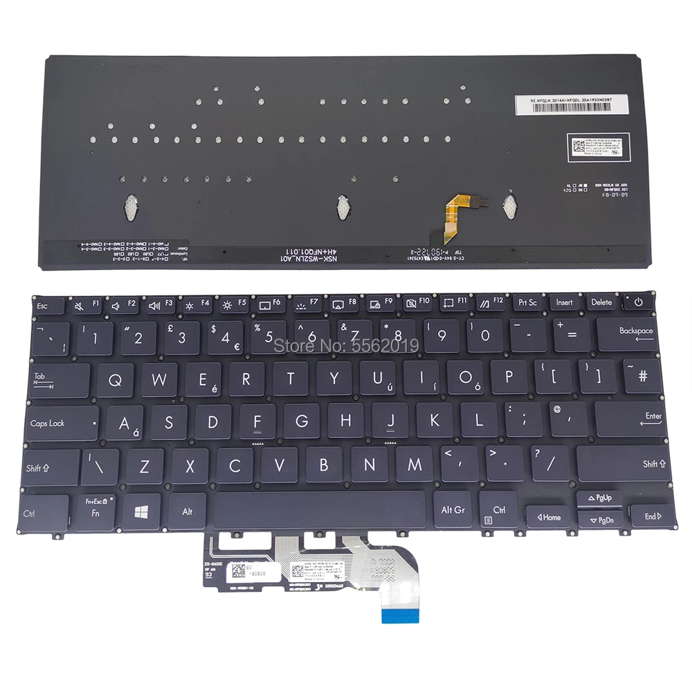 Backlight Replacement Keyboards For Asus Expertbook B9450fa Blue Ar Be