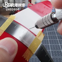 Model equidistant opening aid ruler Arc surface measurement modification ruler For Mecha military model 2