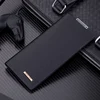 Microfiber Synthetic Leather Wallet for Men, Thin Clutch Bag, Long Wallet, Slim Wallet, Perfect Purse 1