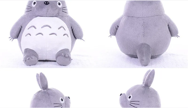 Totoro Plsuh Toys  Soft suffed animal cartoon pillow cushion cute fat cat  chinchillas children birthday Christmas gift 4