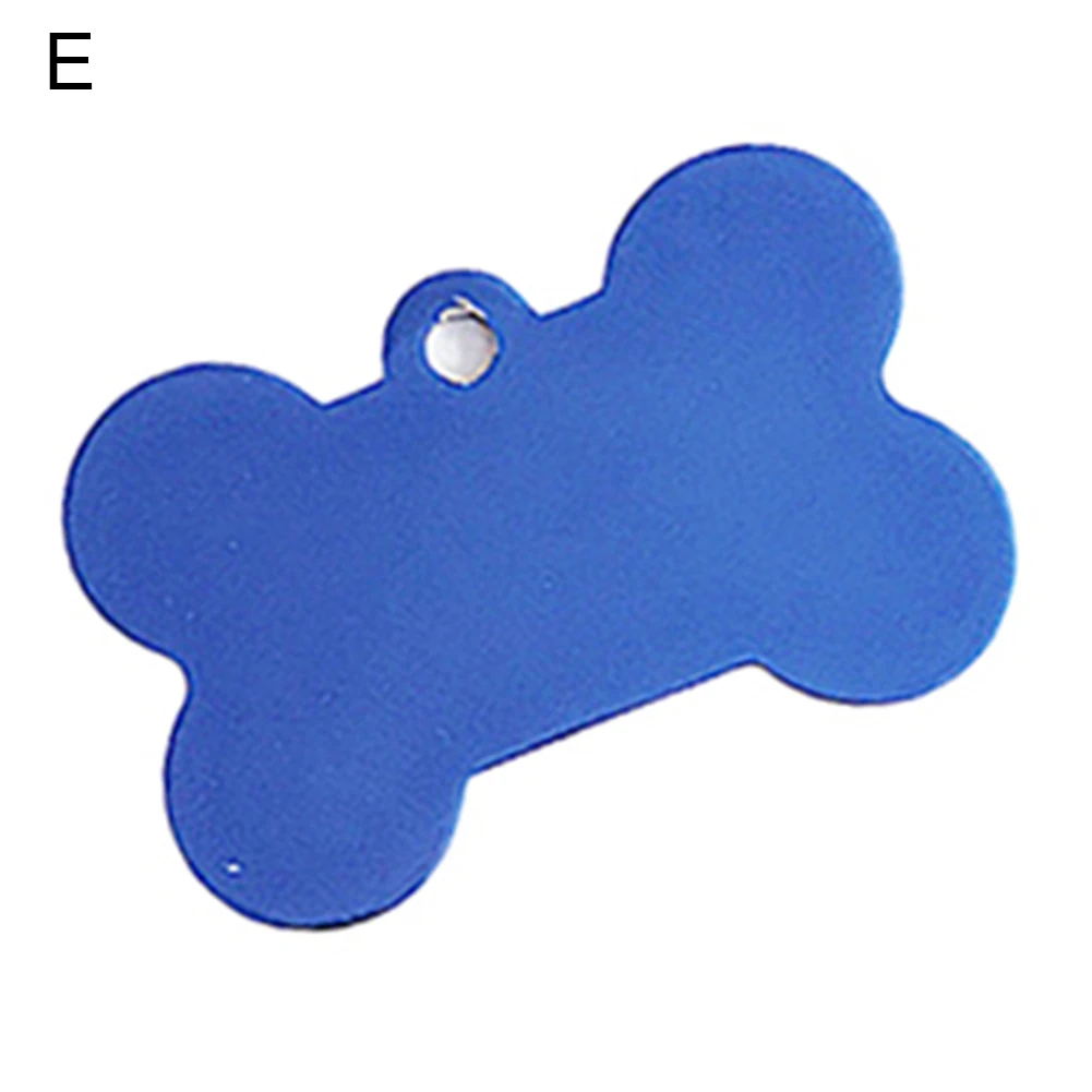 Bone/Heart shape Выгравированный Pet идентификация ошейник для собаки табличка анти-потеря значок